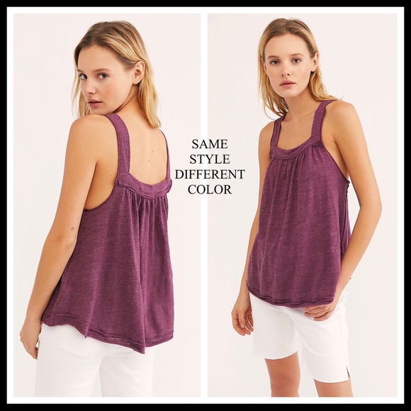 FREE PEOPLE BOHO FLOWY TANK TOP TUNIC TEE A2C - Picture 5 of 16